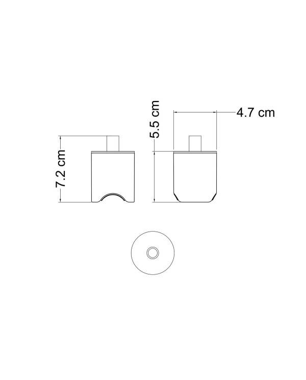 Kit esse14 lamphouder voor hanglampen met S14d-fitting