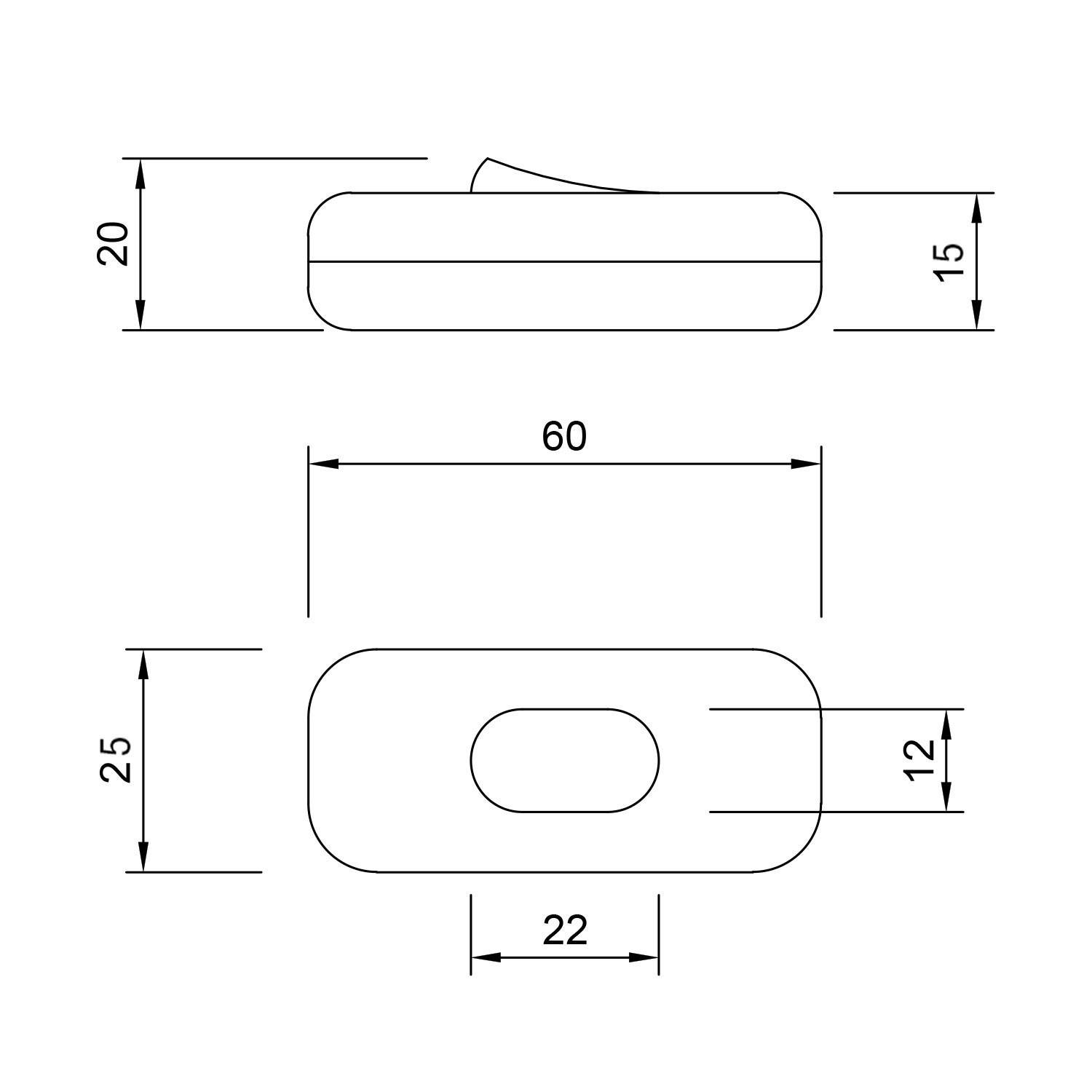 Inline single-pole switch Creative Switch beechwood colour