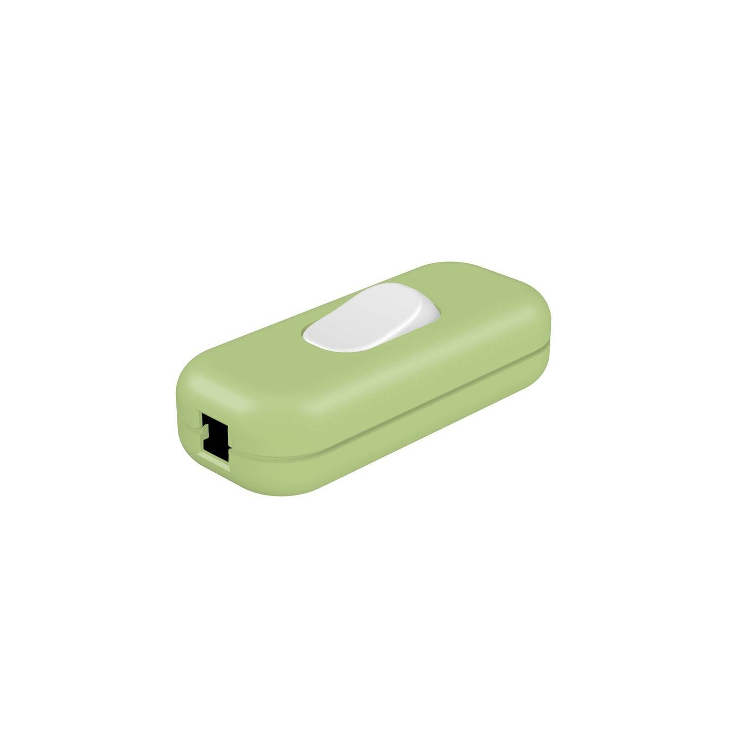 Inline single-pole switch Creative Switch soft green