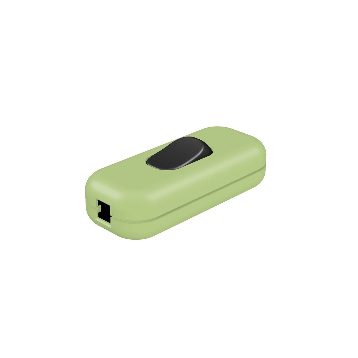 Inline single-pole switch Creative Switch soft green