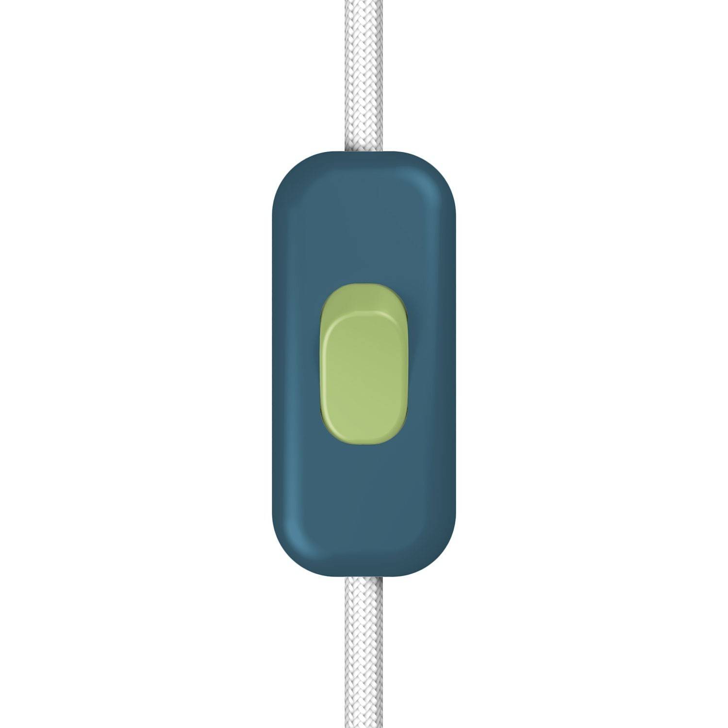 Inline single-pole switch Creative Switch petrol blue