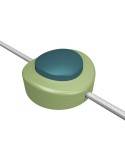 Inline single-pole foot switch Creative Switch soft green