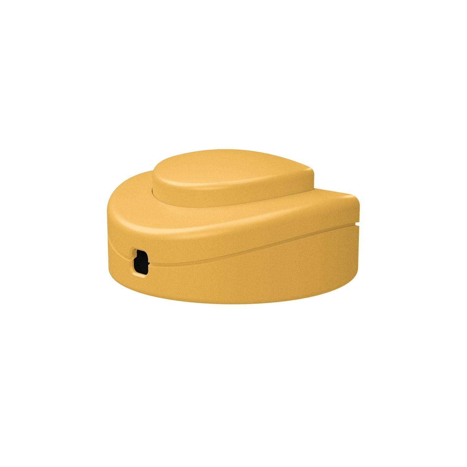 Inline single-pole foot switch Creative Switch yellow mustard