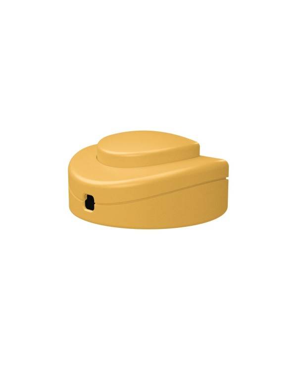 Inline single-pole foot switch Creative Switch yellow mustard