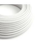 Ultra Soft silicone electric cable with Optical White cotton lining - RC01 round 2x0,75 mm