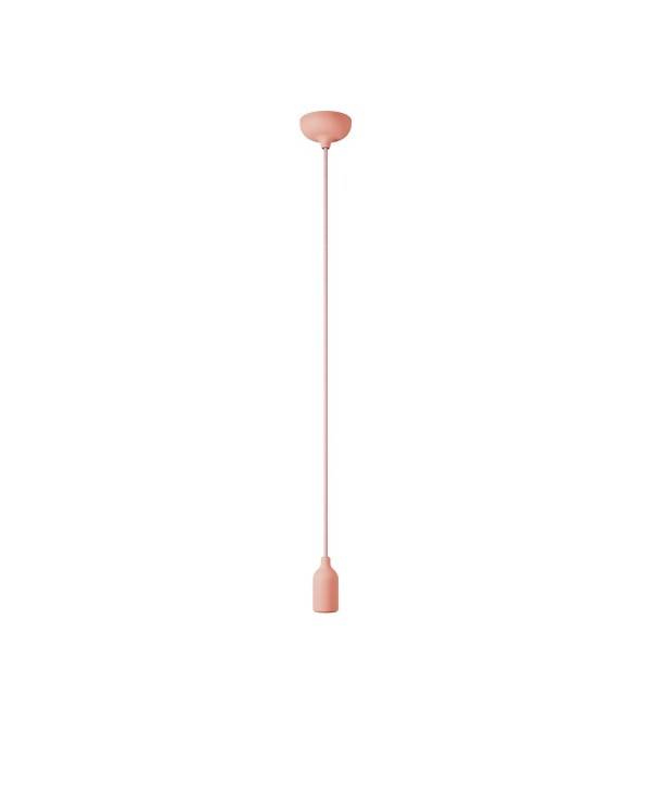 Šarena silikonska viseća lampa s kabelom od tkanine