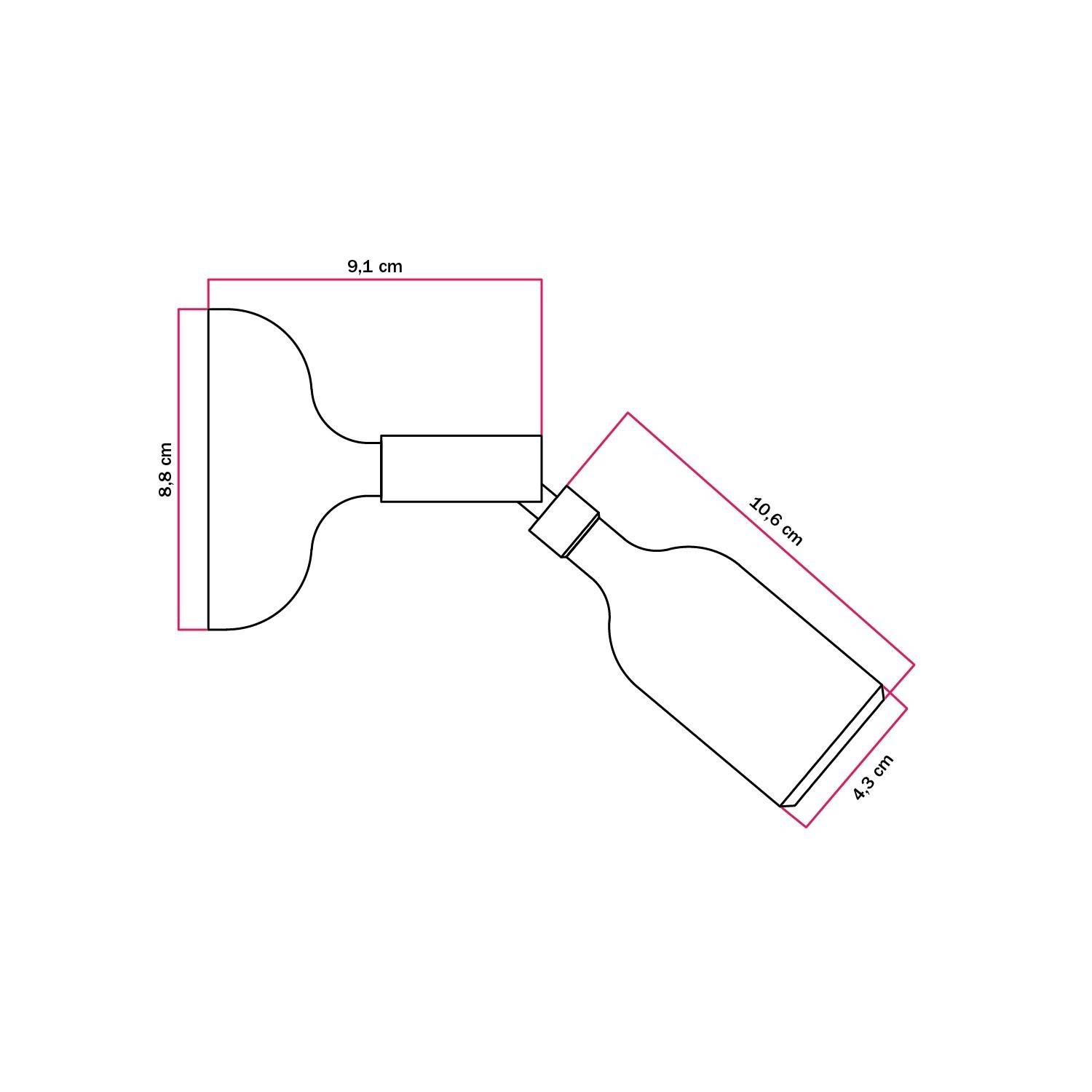 Lampă Fermaluce din silicon cu articulație