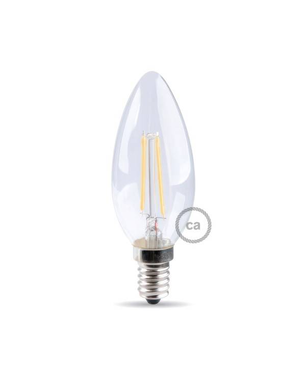 Bombilla LED Aceituna 4.5W 470Lm E14 Clara 2700K