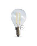 Lampa filament LED Sphere 4W E14 Klar