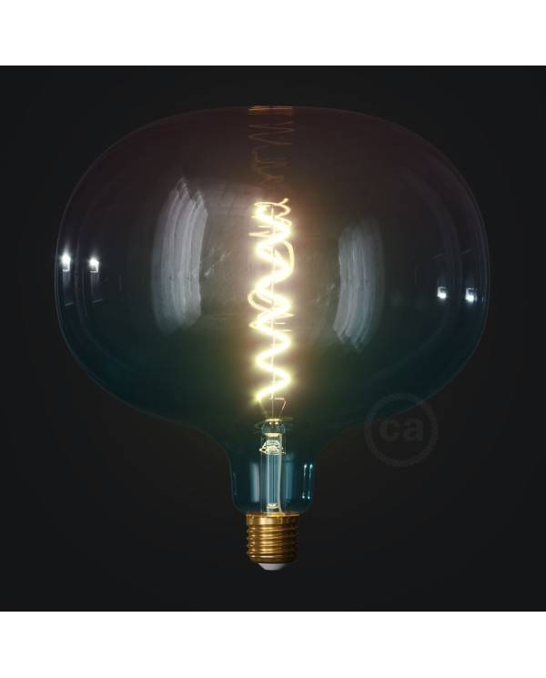 Cobble Dream XXL Light Bulb, Pastel line, spiral filament, 4W 100Lm E27 2200K Dimmable