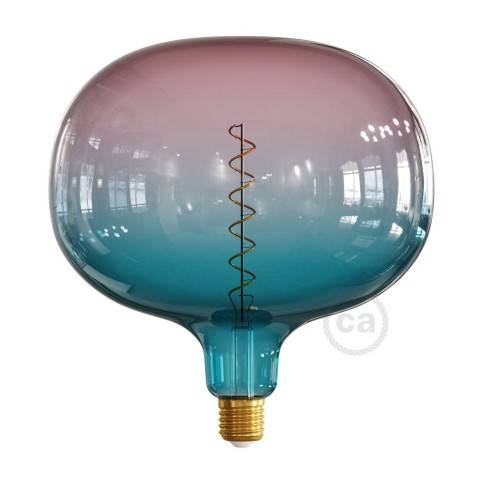 Lâmpada LED Cobble coleção Pastel Dream filamento Espiral 4W E27 Regulável 2200K