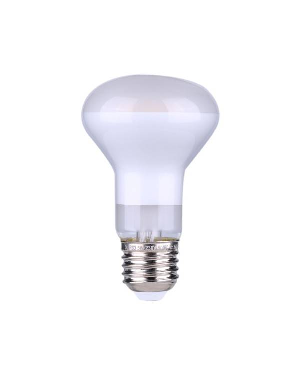 Bec cu LED R63 Satin 5W 400Lm E27 2700K cu intensitate reglabilă.