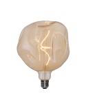 LED Ljuskälla Gold Bumped Light Bulb Globe G180 Spiralfilament 5W E27 Dimbar 1800K