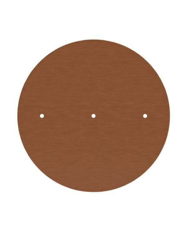 Round XXL Rose-One 3 in-line holes and 4 side holes ceiling rose, 400 mm