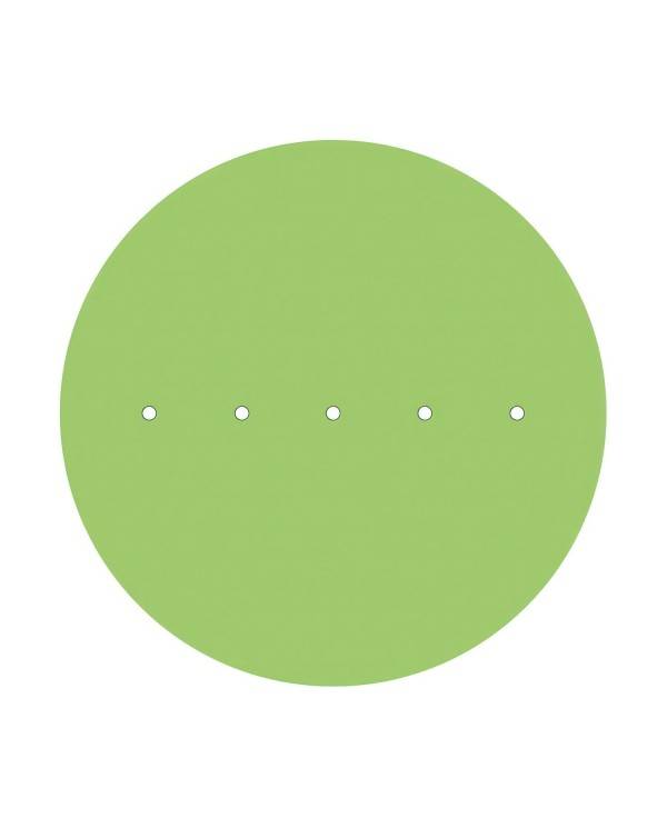 Komplett 400mm takkopp Rose-One System rund - 5 hål (i rad) och 4 hål i sidled