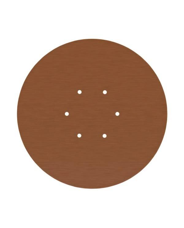 Round XXL Rose-One 6-hole and 4 side holes ceiling rose, 400 mm