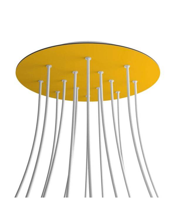 Roza rotundă XXL cu 14 găuri centrale și 4 găuri laterale, diametru 400 mm