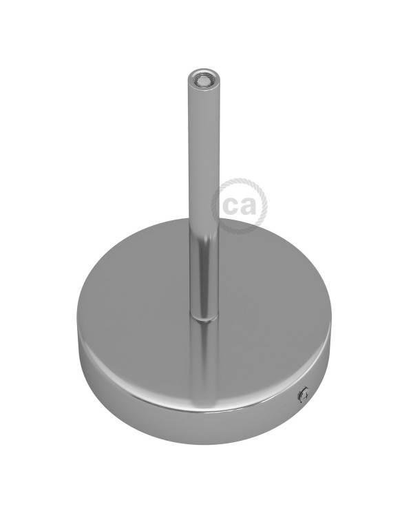 Zylindrischer Lampenbaldachin Kit aus Metall mit 15 cm Kabelklemme