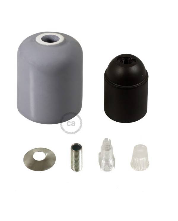 Keramisk E27 lampeholder kit