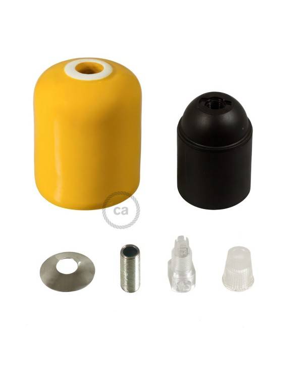 Keramisk E27 lampeholder kit