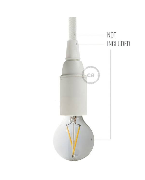 Hard plastic E14 fitting