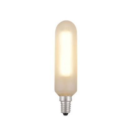 Tubular LED Light Bulb, Satin White - E14 5W 470Lm 2700K Dimmable