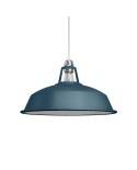 Harbour lampshade in enamelled metal with E27 fitting, 38 cm diameter