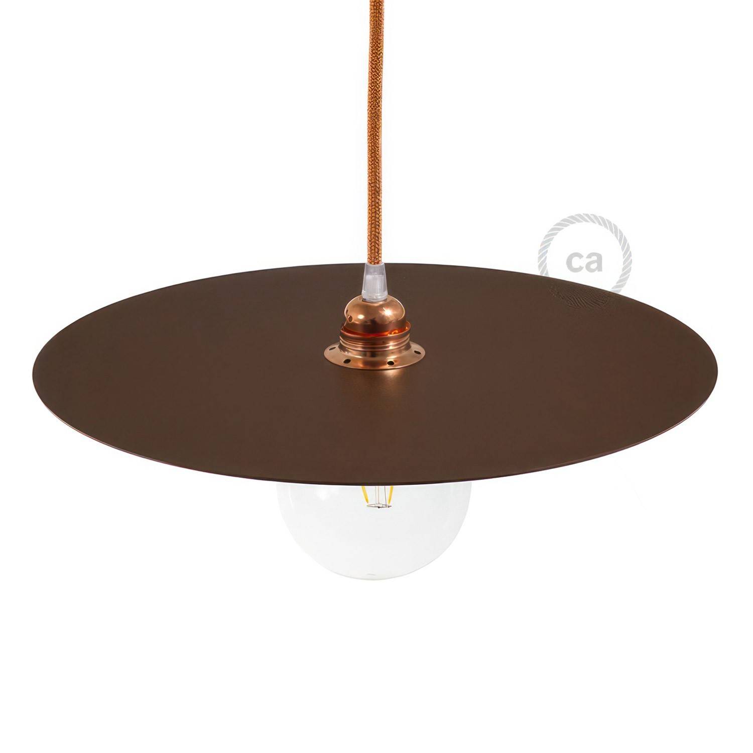 Ellepì oversize platt lampskärm för pendellampor, diameter 40 cm - Tillverkad i Italien