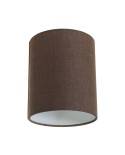 Cylinder fabric lampshade with E27 fitting - 100% Made in Italy