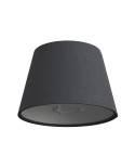 Impero fabric lampshade with E27 fitting for table or wall lamp - Made in Italy