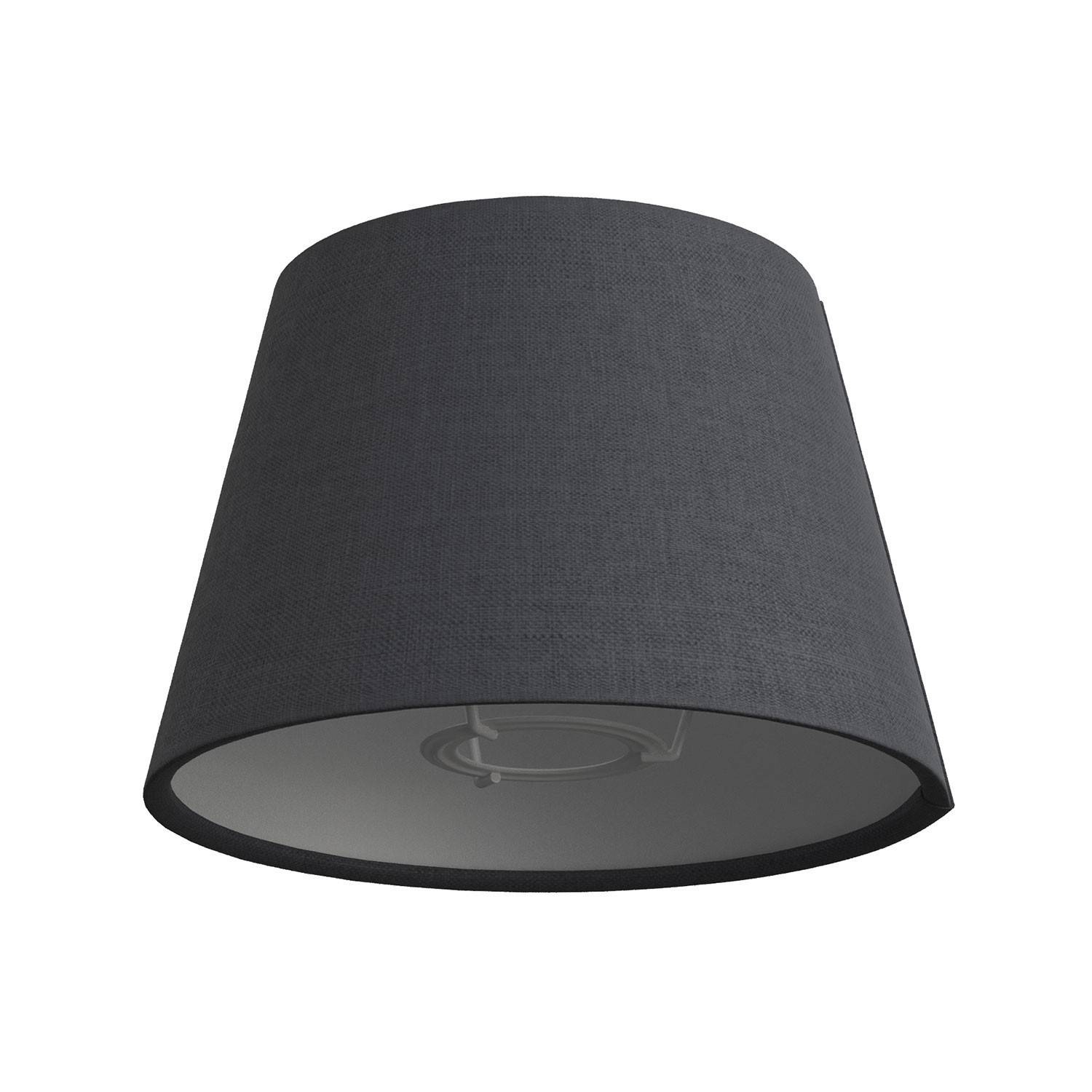 Impero fabric lampshade with E27 fitting for table or wall lamp - Made in Italy