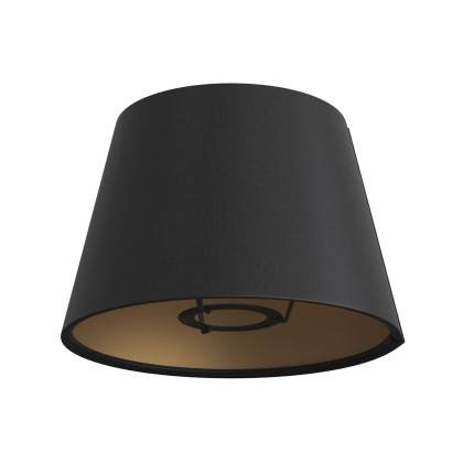 Impero fabric lampshade with E27 fitting for table or wall lamp - Made in Italy