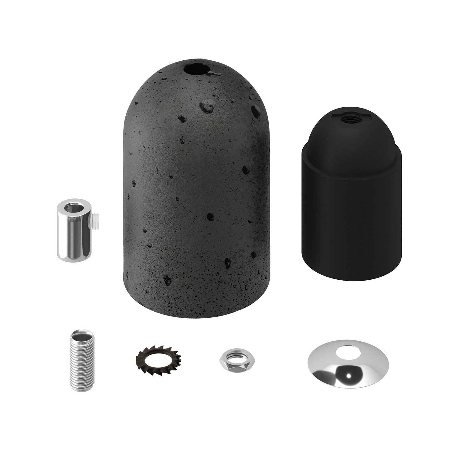 Cement E27 lampeholder kit