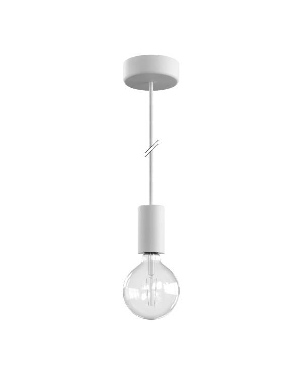 EIVA ELEGANT buiten hanglamp met textielkabel, siliconen plafondkap en E27 fitting IP65 waterproof