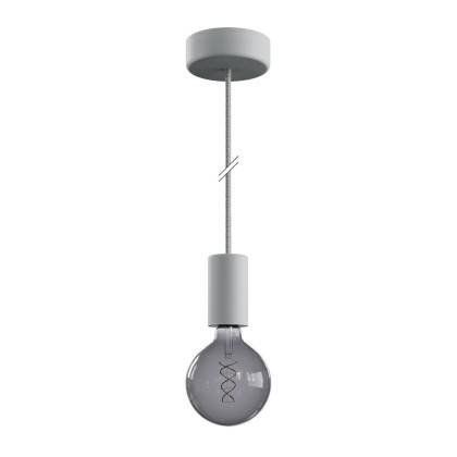 EIVA ELEGANT buiten hanglamp met textielkabel, siliconen plafondkap en E27 fitting IP65 waterproof