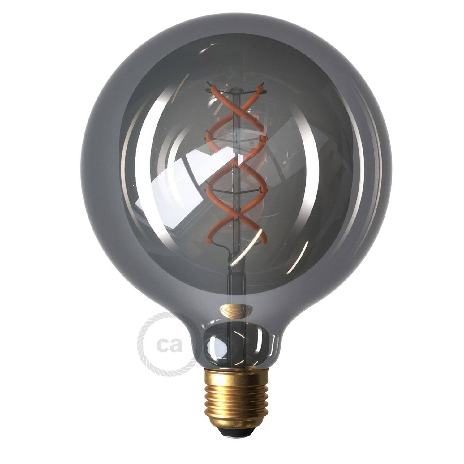 EIVA ELEGANT Zewnętrzna lampa wisząca z 1,5 mm kablem w oplocie, podsufitką i z silikonową oprawką IP65 waterproof