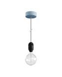 EIVA Buitenlamp met 1,5m textiel kabel, roos en waterdichte IP65 fitting