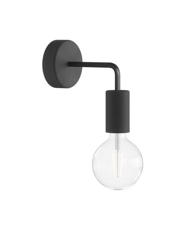 Kinkiet lampa Fermaluce EIVA ELEGANT z ramieniem w kształcie litery L, podsufitką i oprawką IP65 waterproof