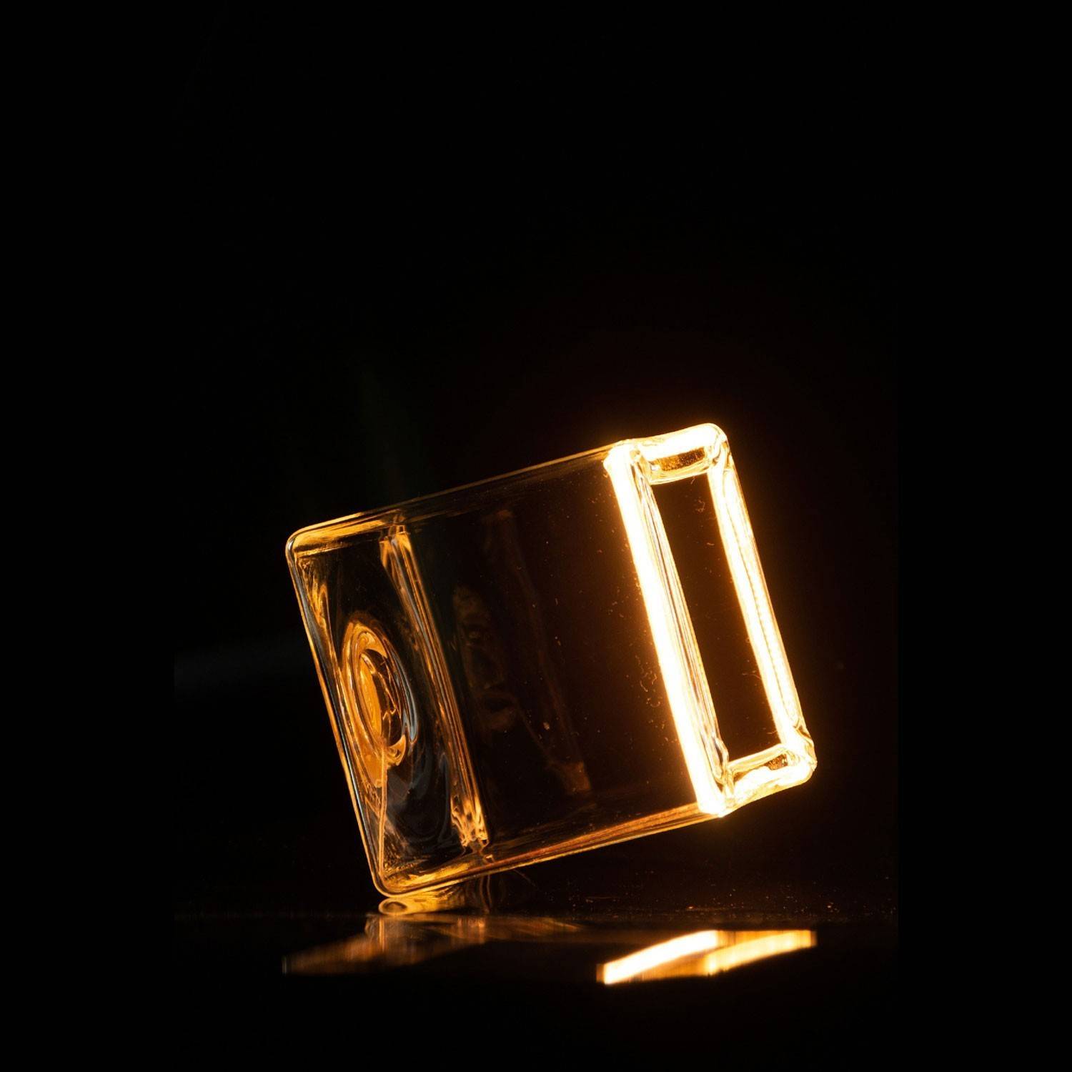 Cube Transparent LED-lampa Floating-Kollektion 8W Dimbar 2200K