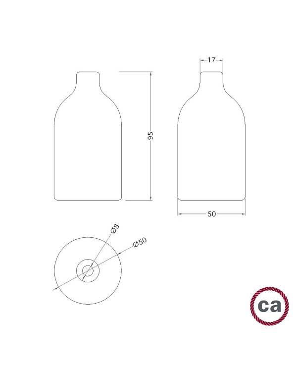 Fa E27-es foglalat rejtett kábeltehermentesítővel