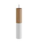 Tub-E14, wood and metal tube for spotlight with E14 double ring lamp holder