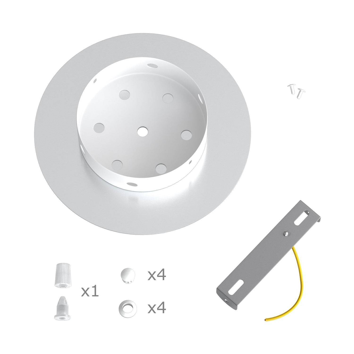 Sistema Rose-One Redondo com 200 mm de diametro com 1 furo e 4 furos laterais - PROMO