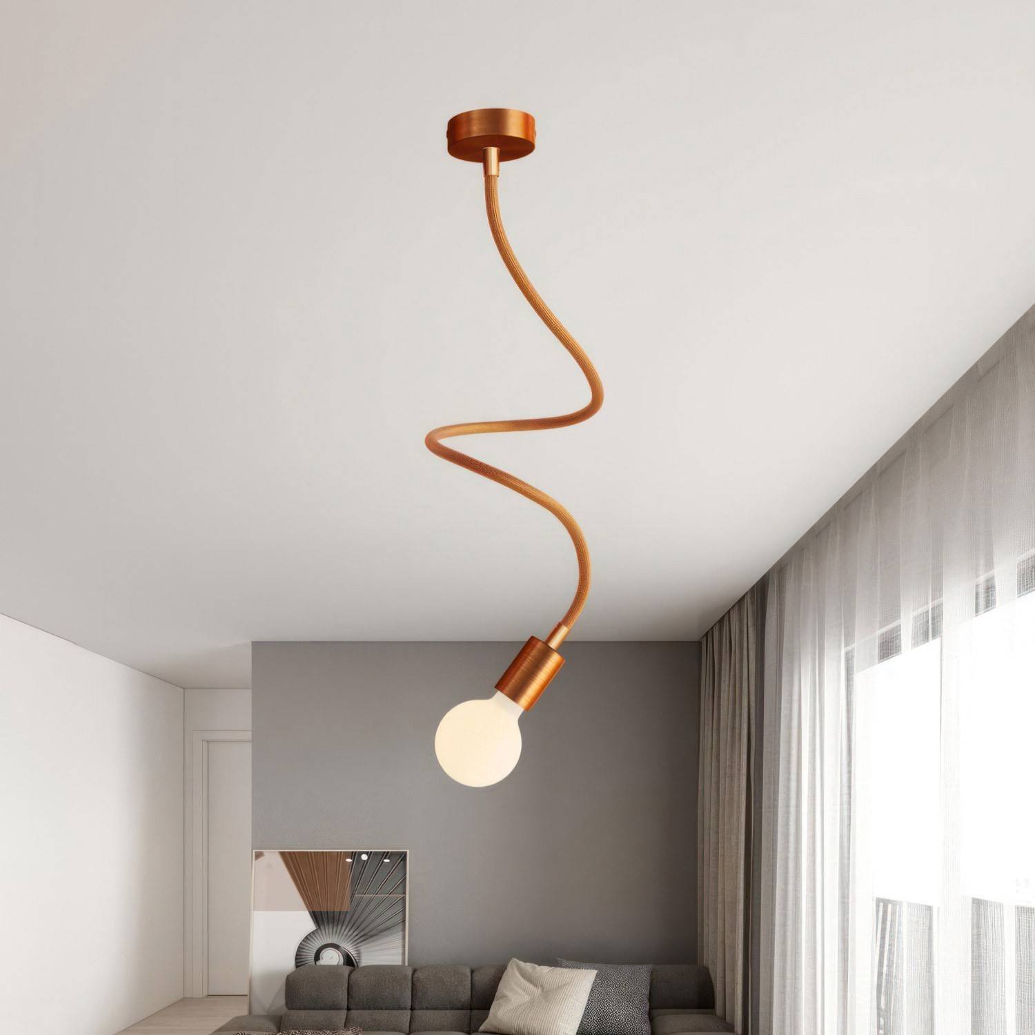 Nástenná a stropná lampa Creative Flex veľkosti 90 cm