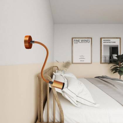 Lampă Mini SPOTLIGHT pentru perete și tavan, cu flexibilitate GU10 și un unghi de 30 de grade.