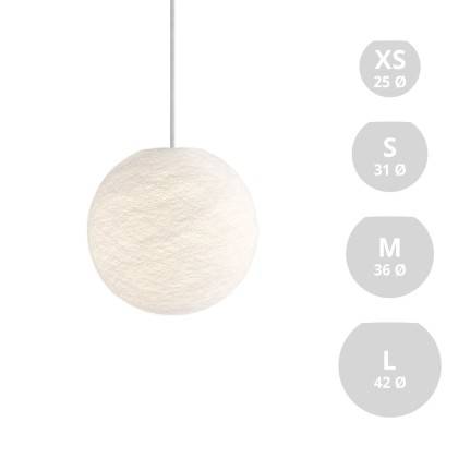 Sphere Lampshade in fiber - 100% handmade