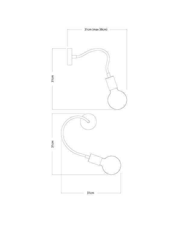 Lampa Flex 30 cu bec Globe