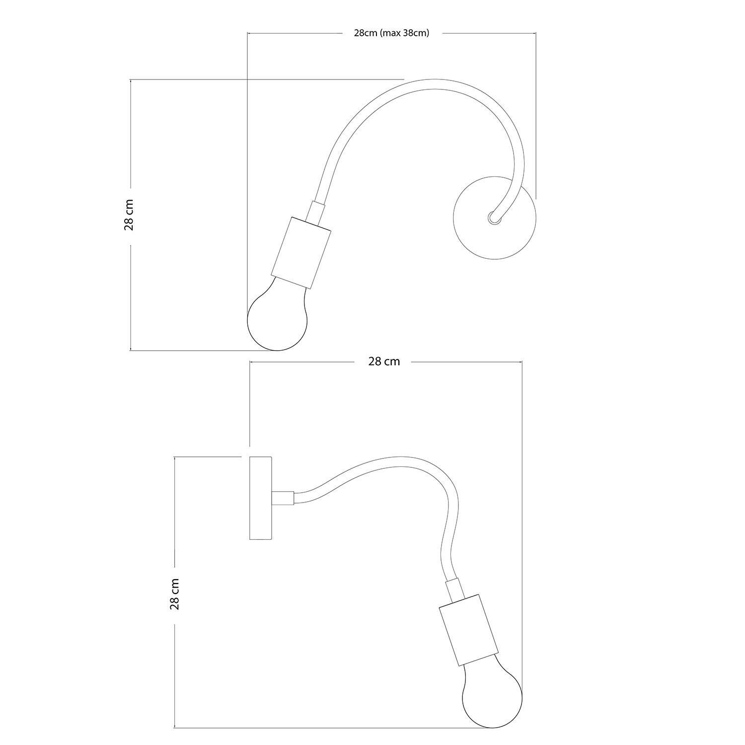 Lampa Flex 30 cu becul suspendat