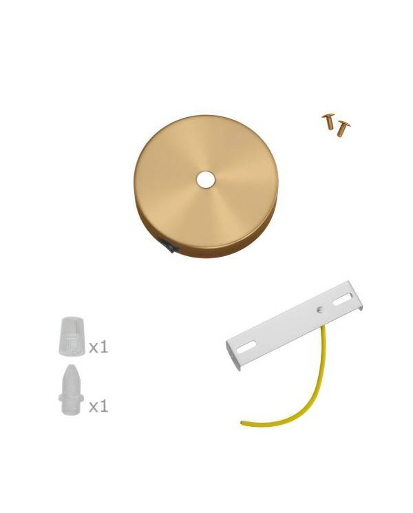 Kit zylinderförmiger Mini Metall-Lampenbaldachin mit Schalter