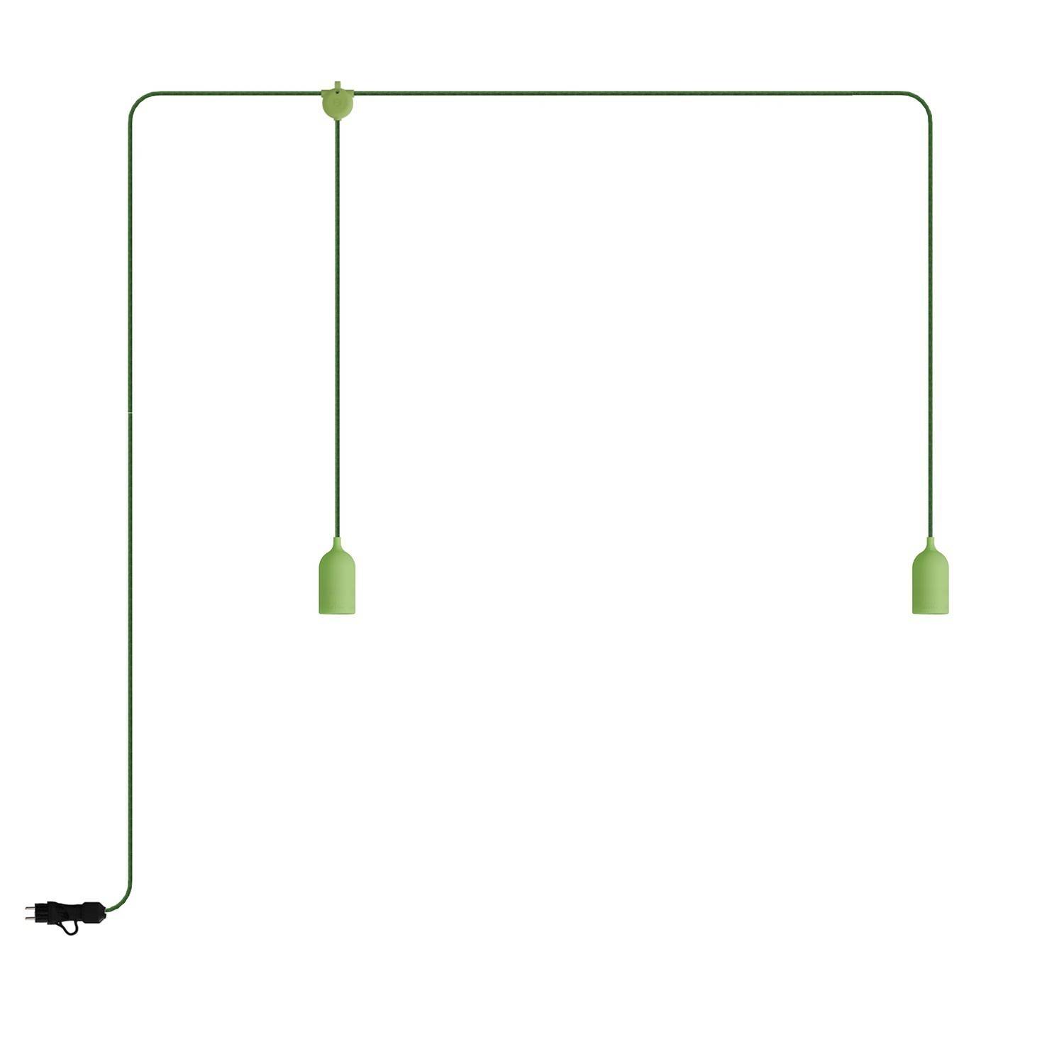 F-Snake EIVA Draagbare buitenlamp IP65 met 2 lampen