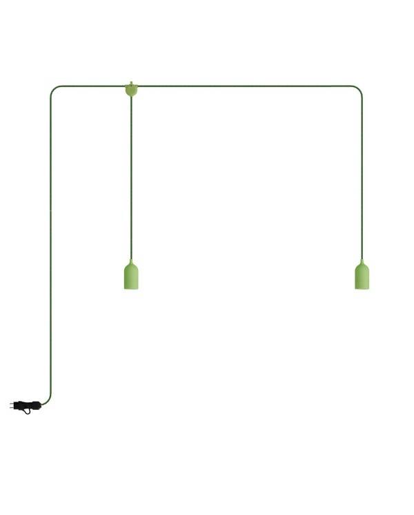 Lampa portabilă de exterior F-Snake EIVA IP65 cu 2 lumini